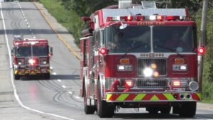 Proactive IT monitoring vs reactive break-fix - fire truck responding to emergency