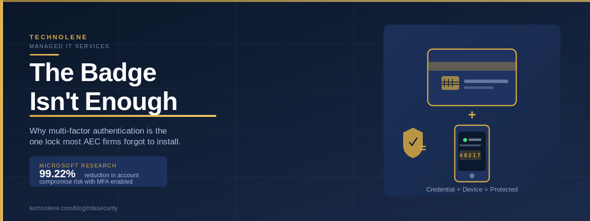 The Badge Isn’t Enough - Technolene Solutions